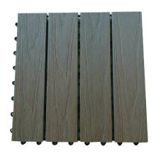 Wholesale China Composite Wood Look Patio Terrace Anti Slip DIY Flooring Decking Tiles